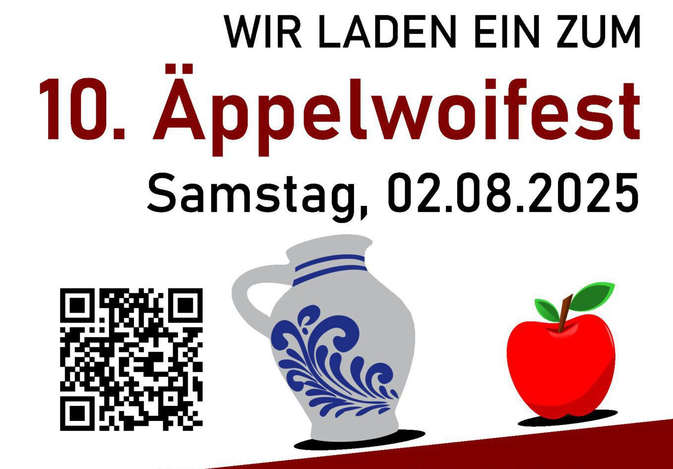 Einladung zum Äppelwoifest 2025