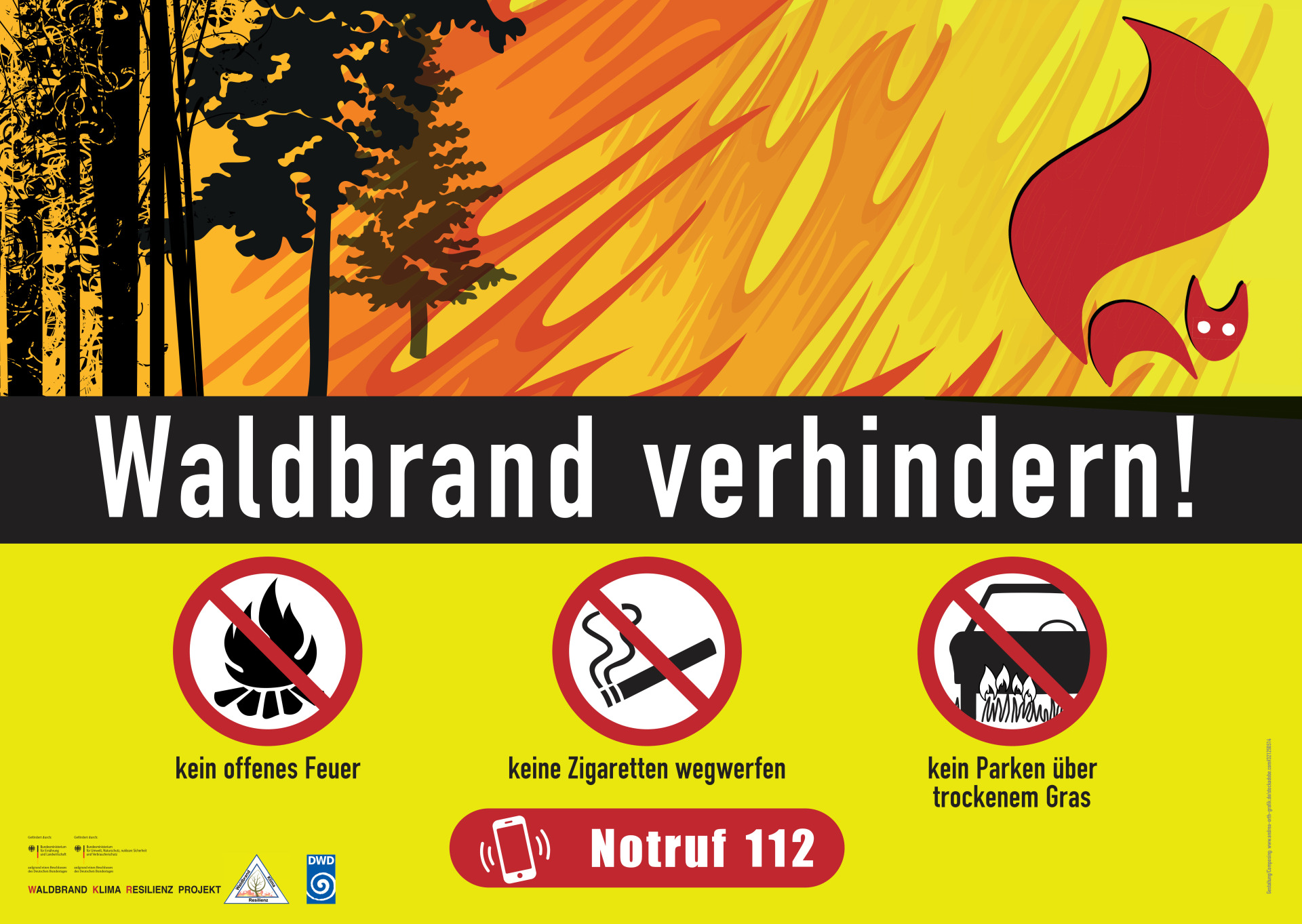 Hinweise zur Waldbrandvorbeugung