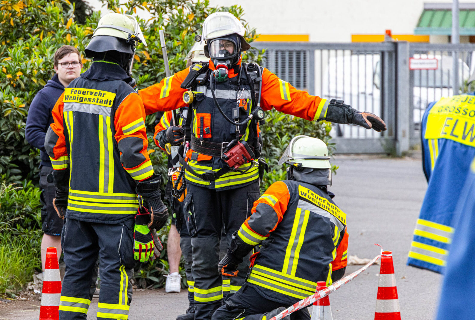 Gemeinschaftsübung – Unfall mit Gefahrguttransport